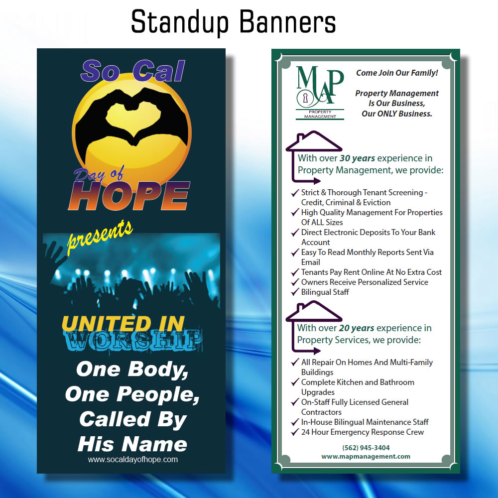 Standup Banners